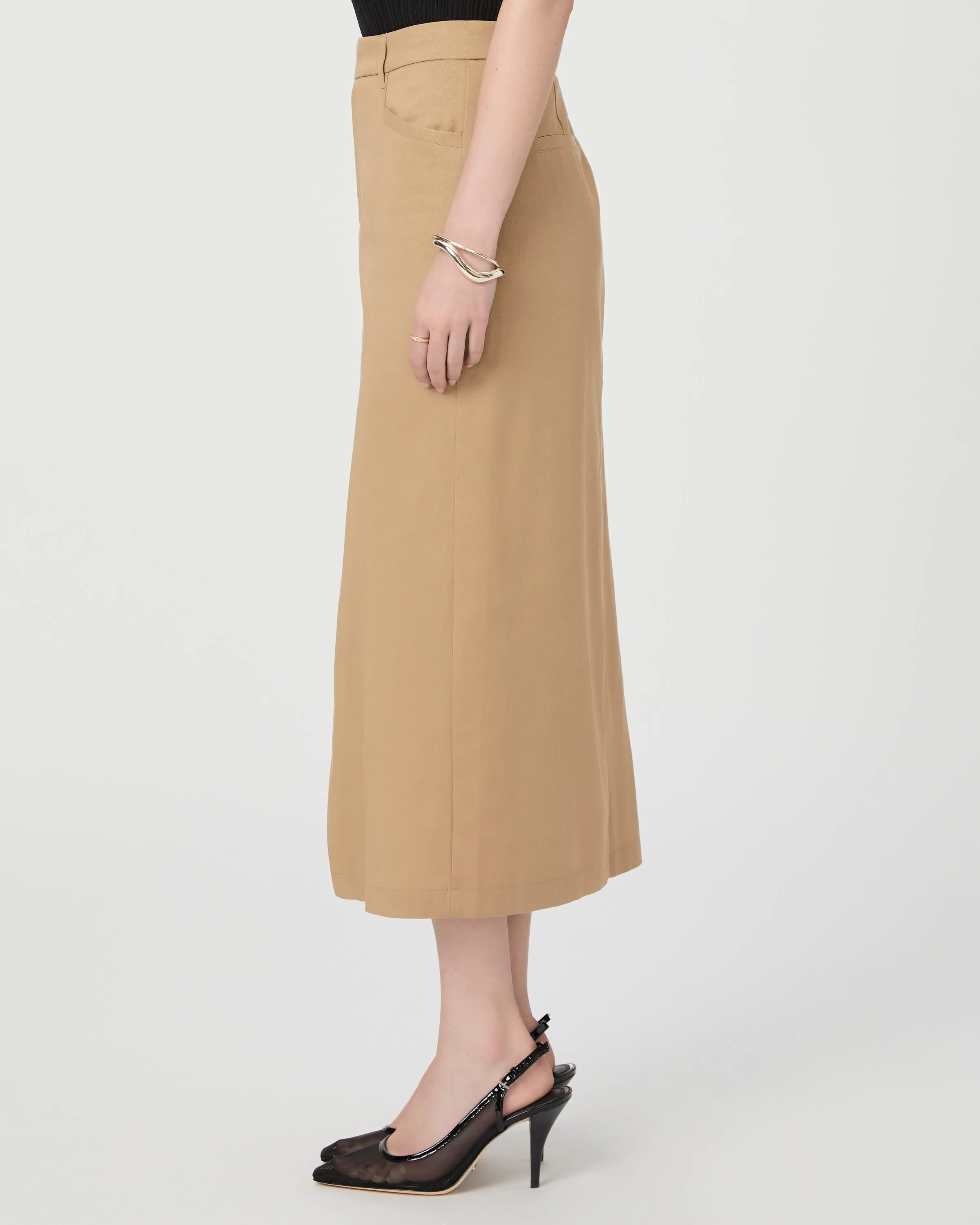 Paige Maureen Skirt in Sandstone