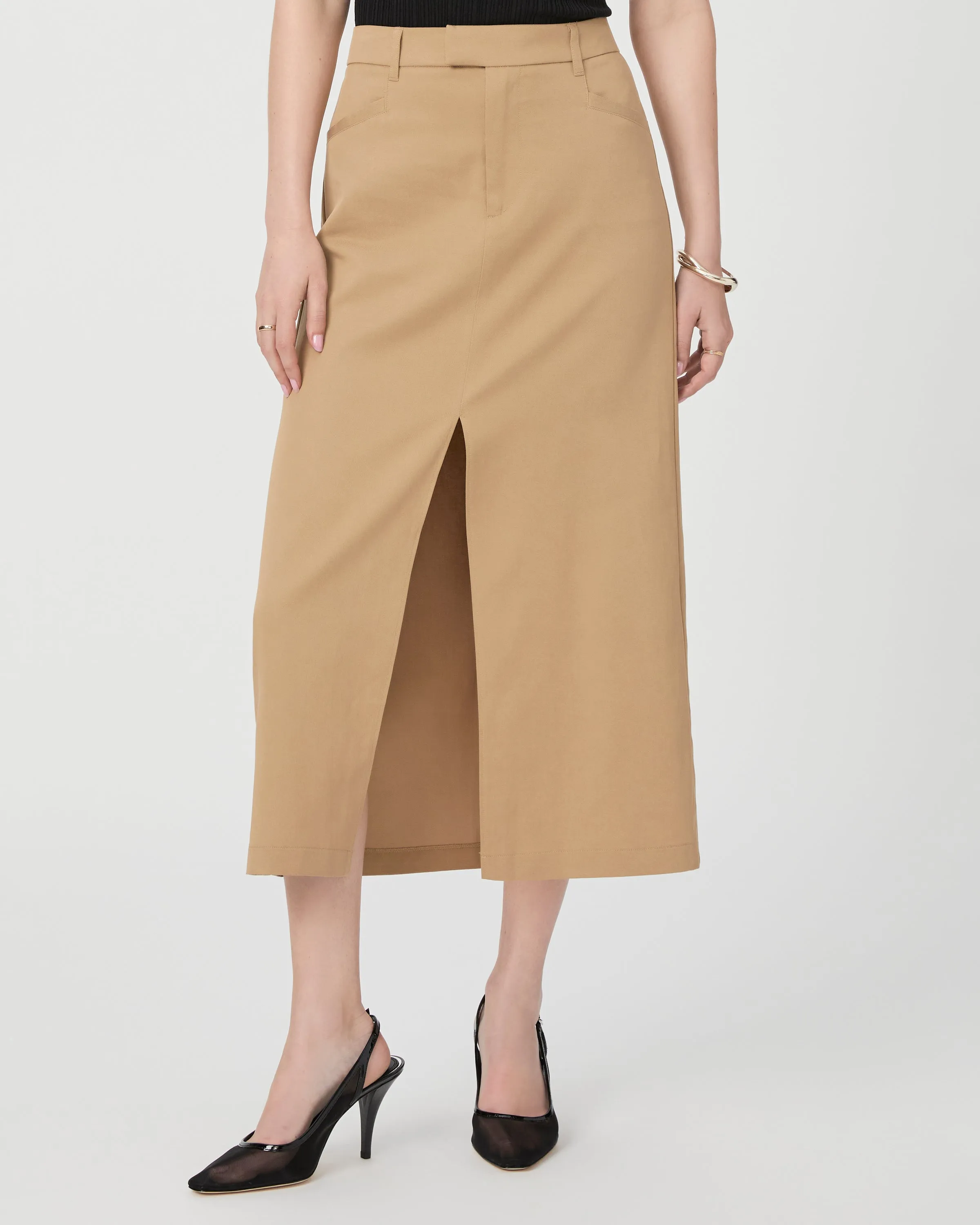 Paige Maureen Skirt in Sandstone