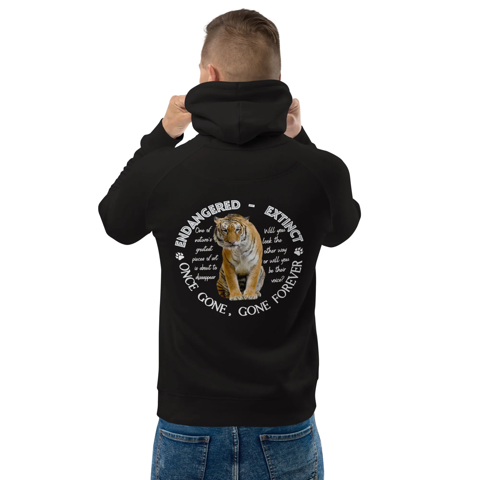 Protect Tigers, Unisex pullover hoodie