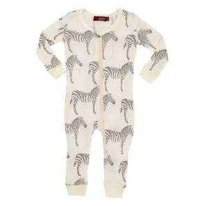 "Grey Zebra" Organic Pajama