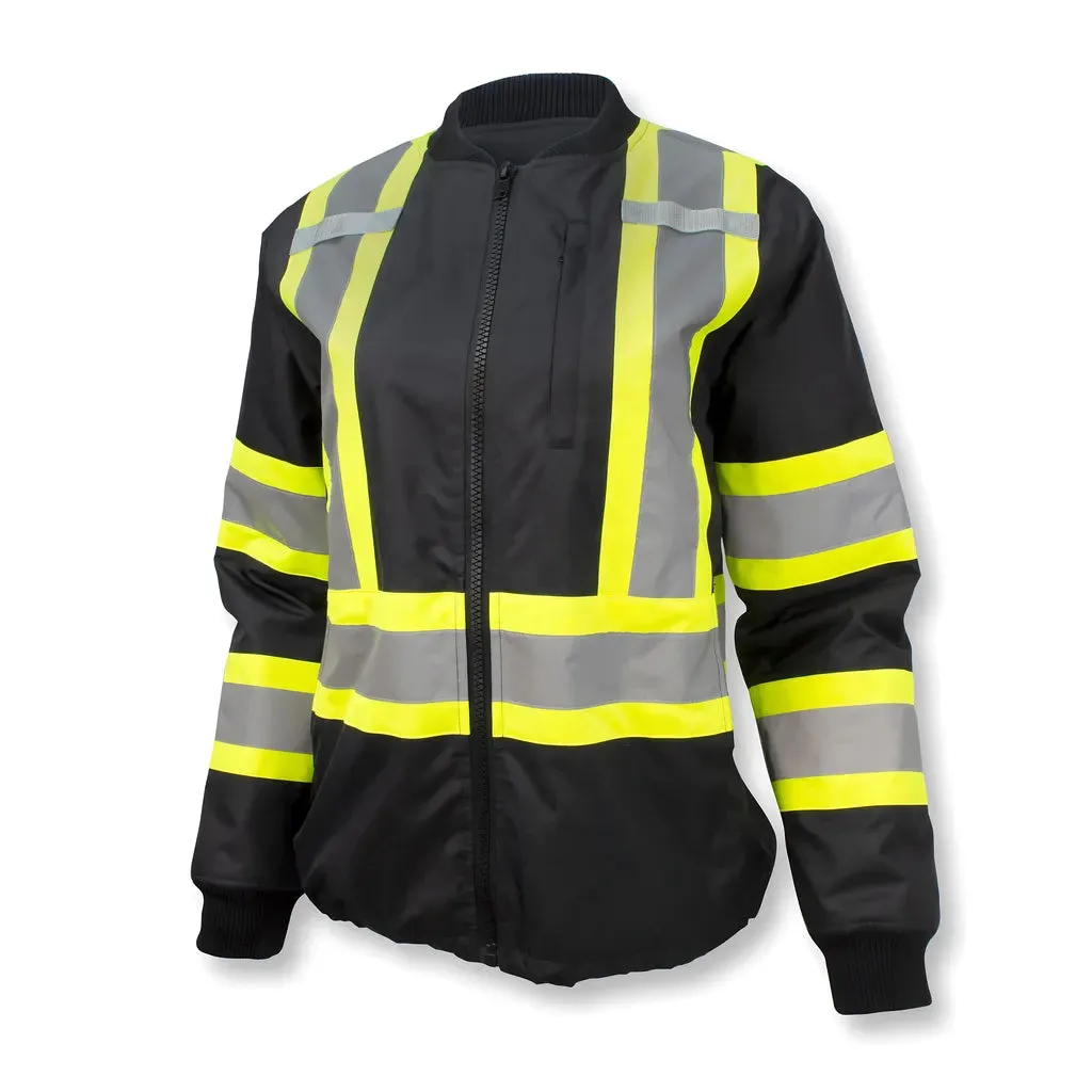 Radians SJ910B-1ZGW Womens Class 1 Hi-Vis Bomber Jacket