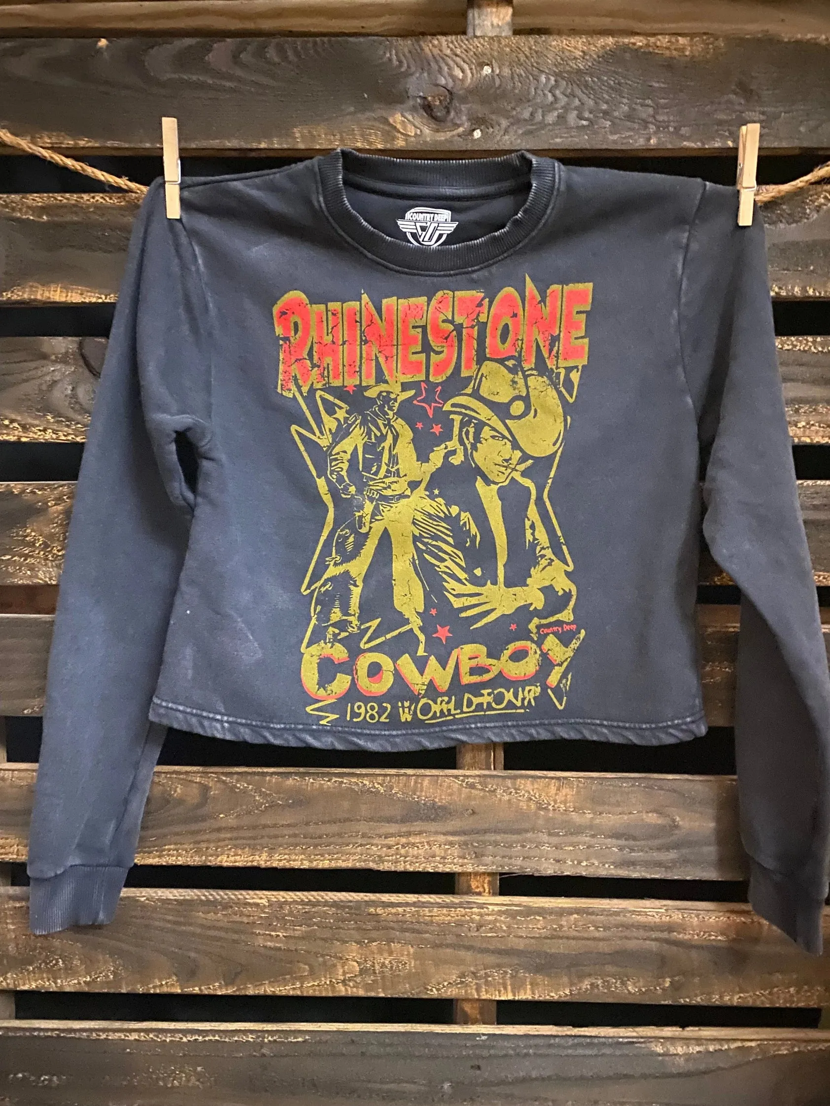 RHINESTONE COWBOY | CREWNECK