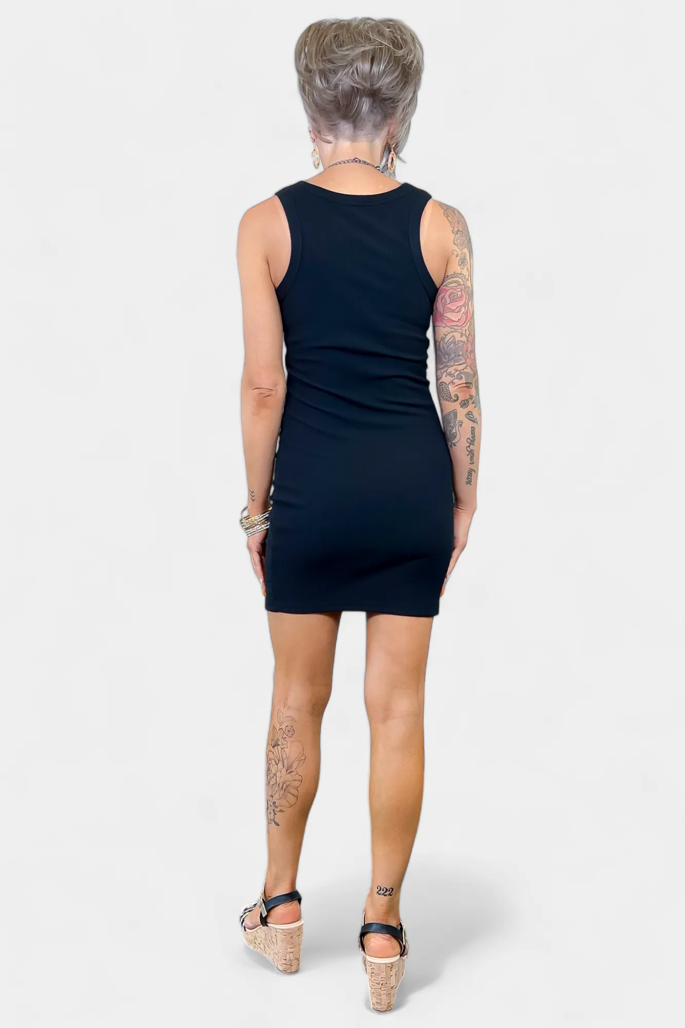 Ribbed Tank Dress