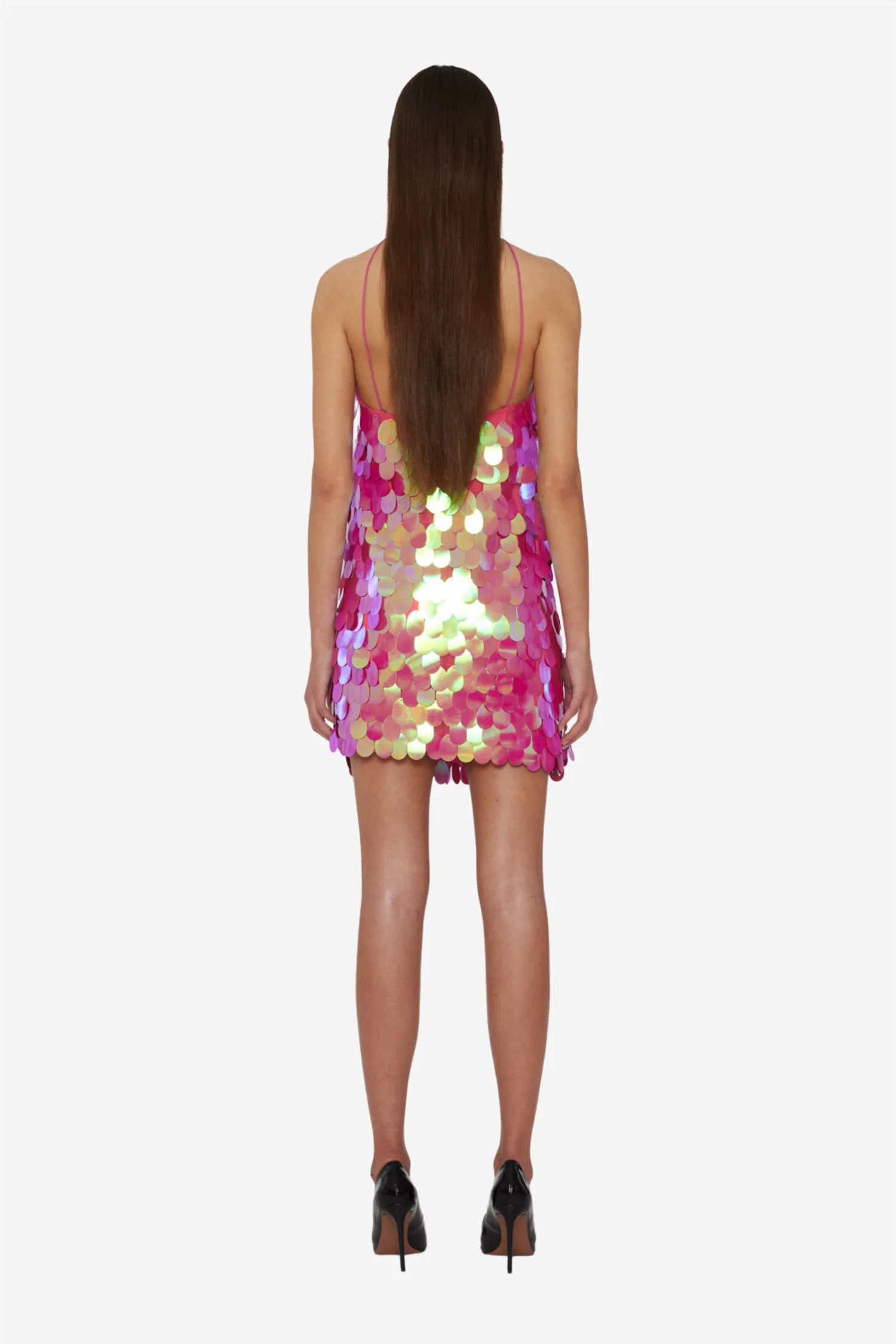 Sequins Mini Slip Dress