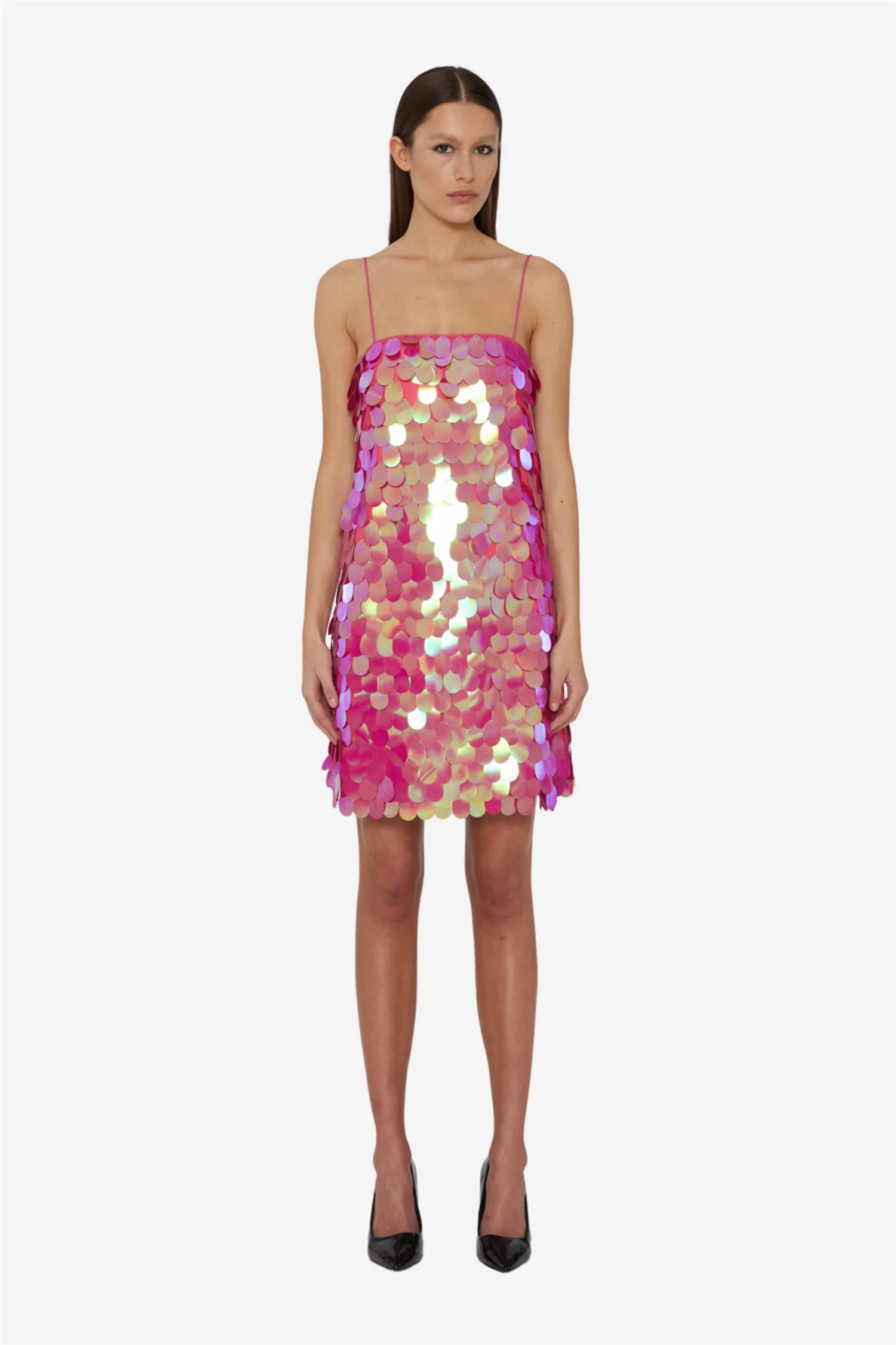 Sequins Mini Slip Dress