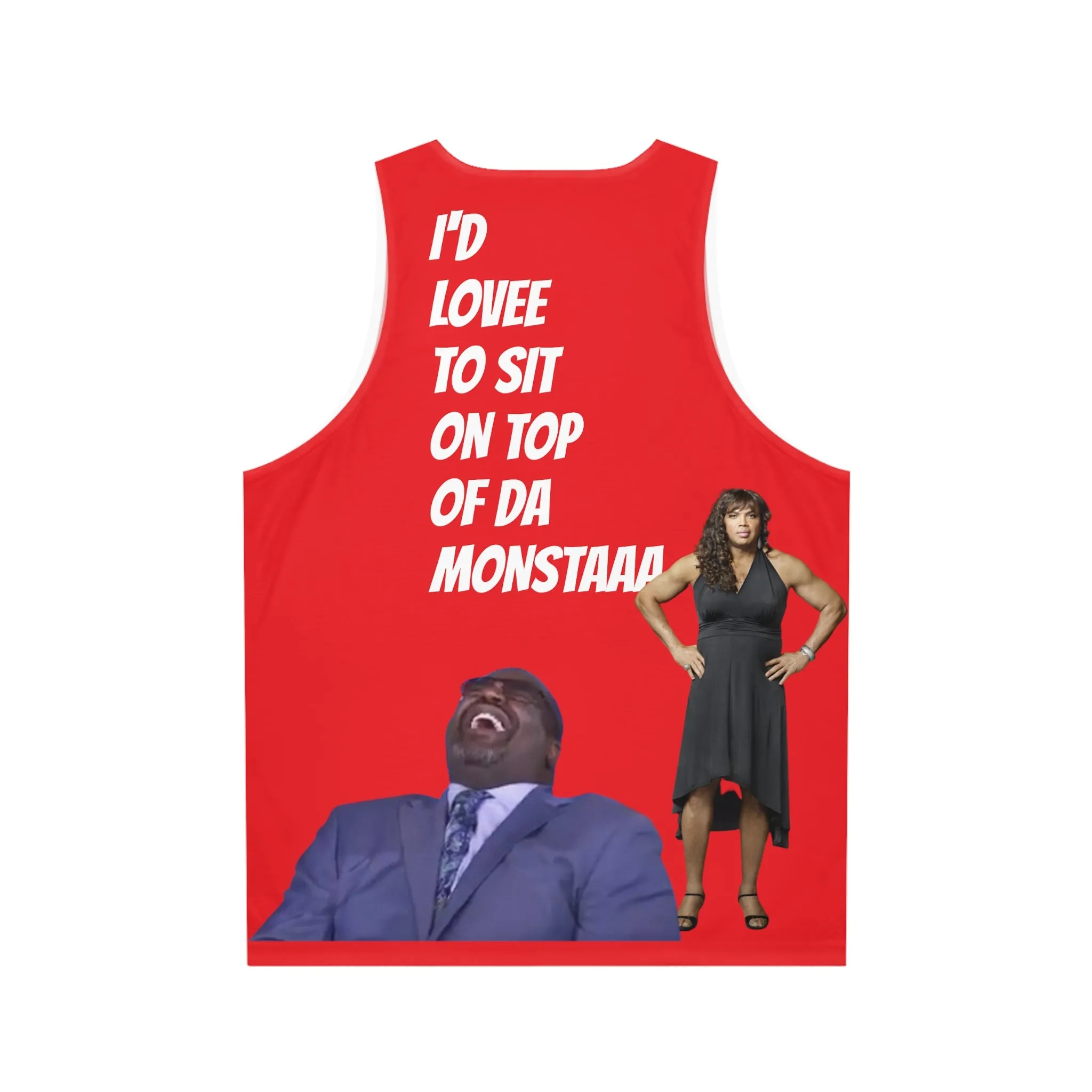 Shaqtin a Fool Unisex Tank Top (AOP)