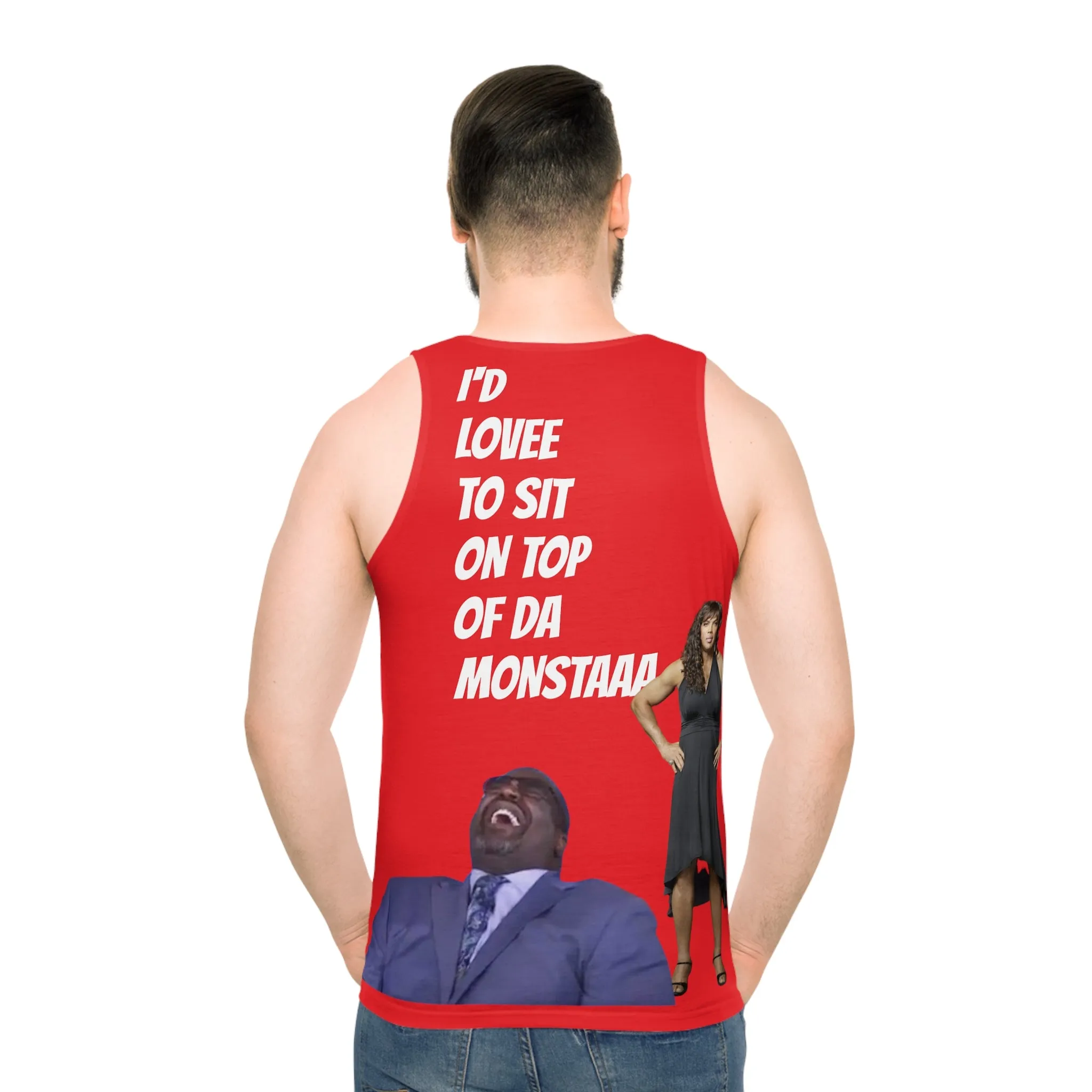 Shaqtin a Fool Unisex Tank Top (AOP)