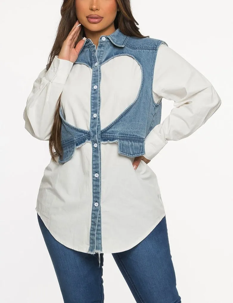 Shirt and Denim Set