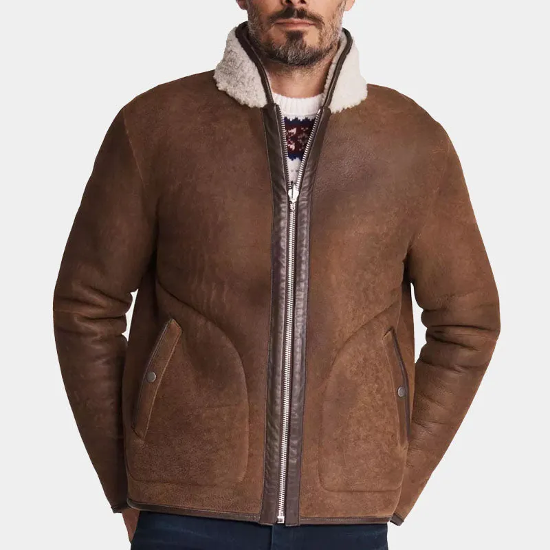 Shop Best Style Genuine Rag & Bone Elliot Shearling Leather Jacket