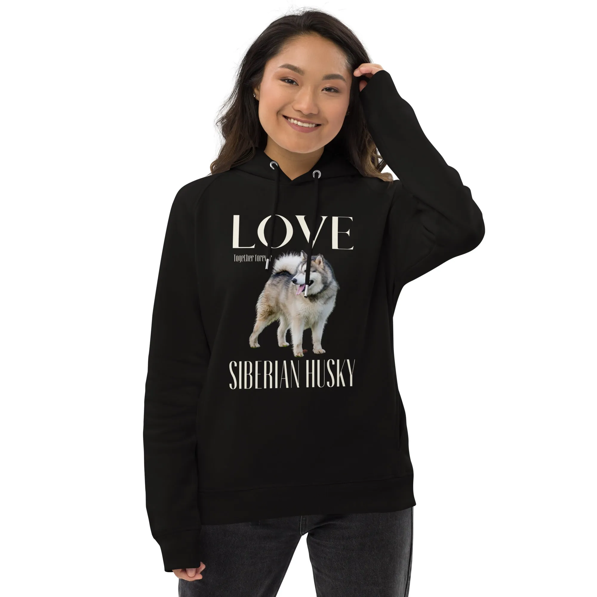 Siberian Husky, unisex pullover hoodie