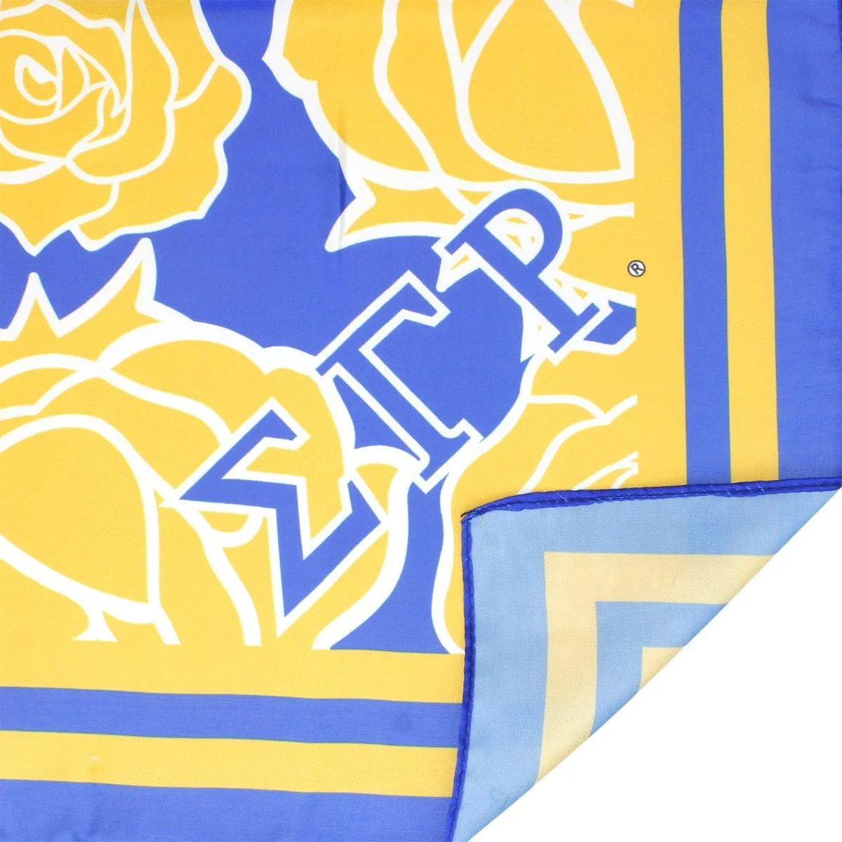 Sigma Gamma Rho Inspired Scarf SGRHO Sorority Flower Square Scarf for Women