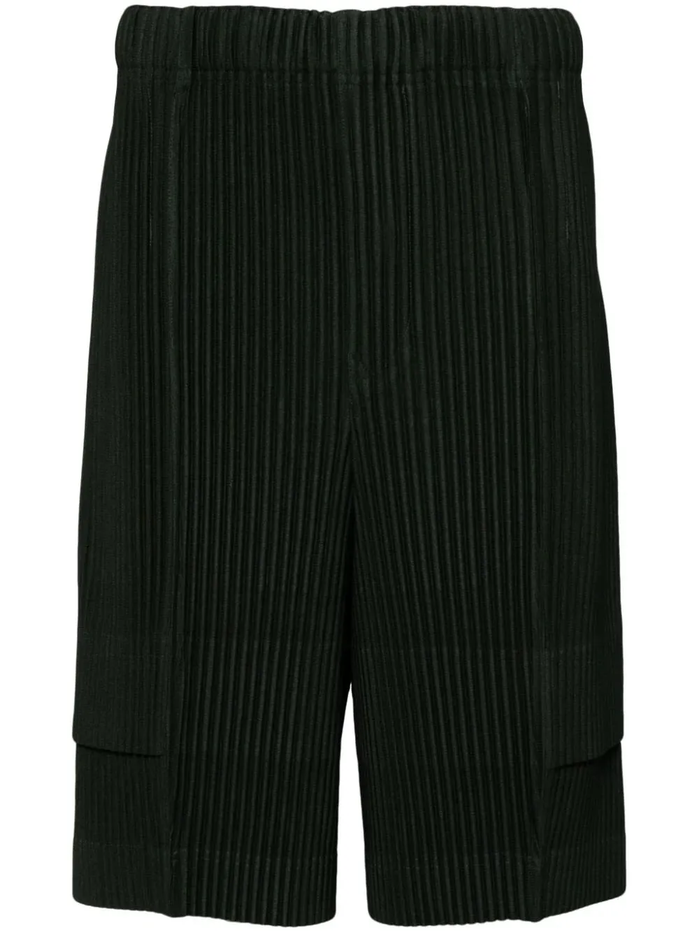 SS24 Cargo Pleats Pants - Deep Green