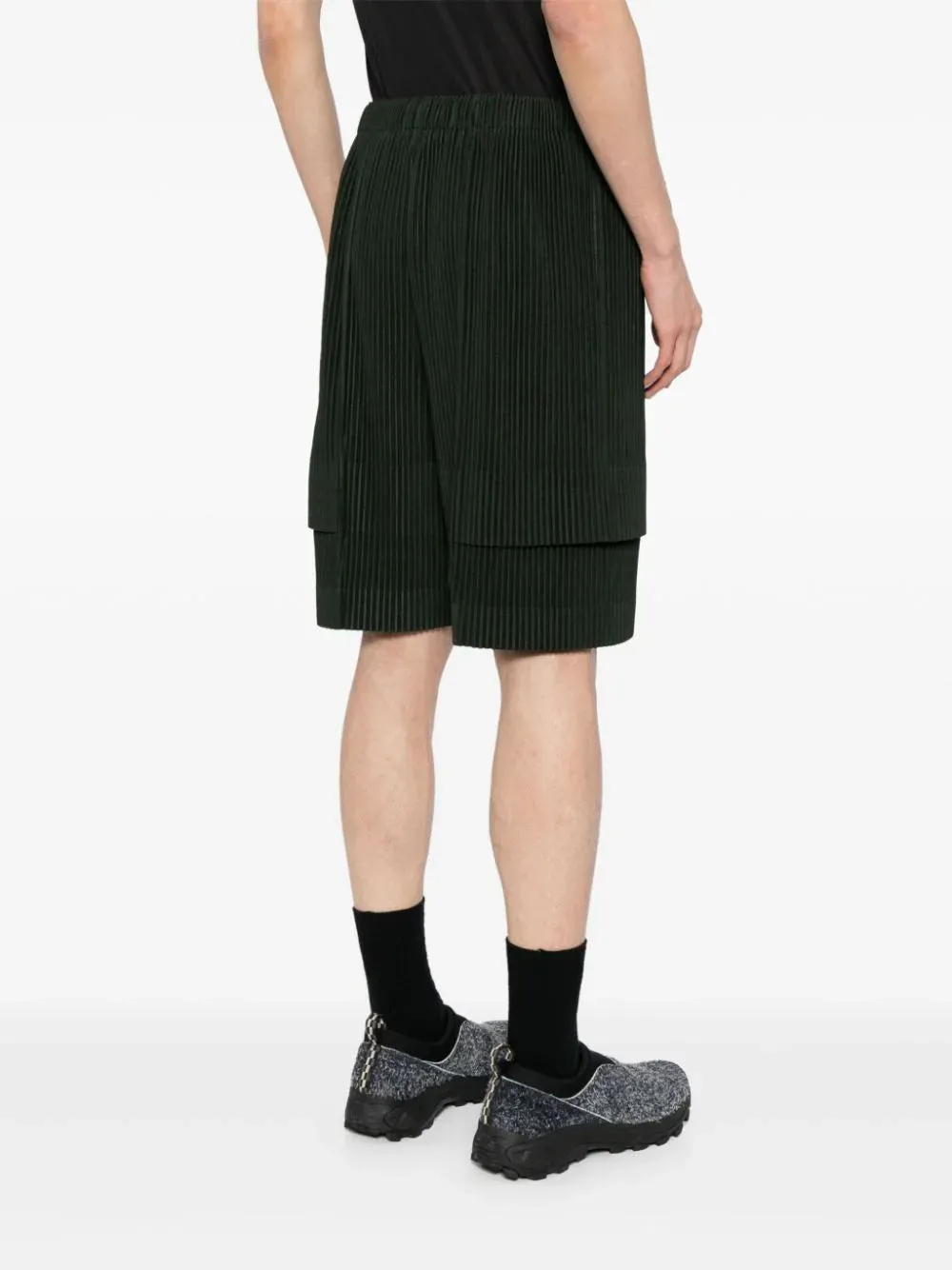 SS24 Cargo Pleats Pants - Deep Green