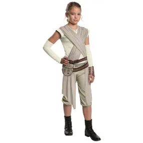 Star Wars Rey Costume GIRLS Deluxe Kids Child Youth Outfit