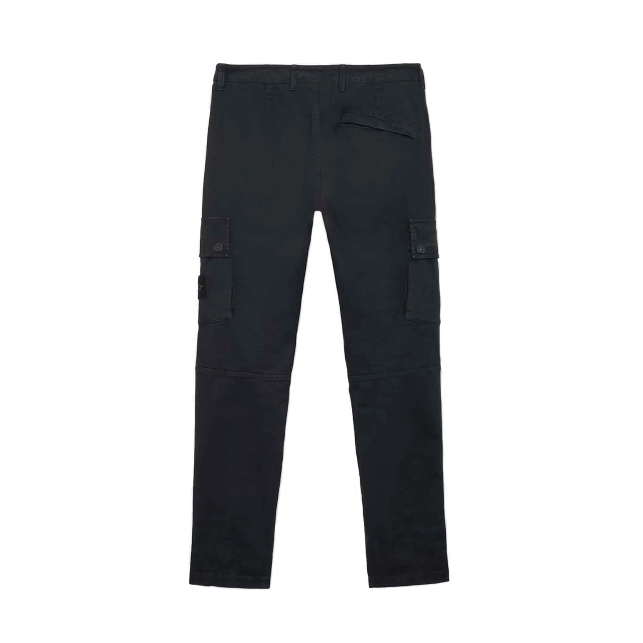 Stone Island 'Old' Effect Slim Fit Cargo Pants in Black