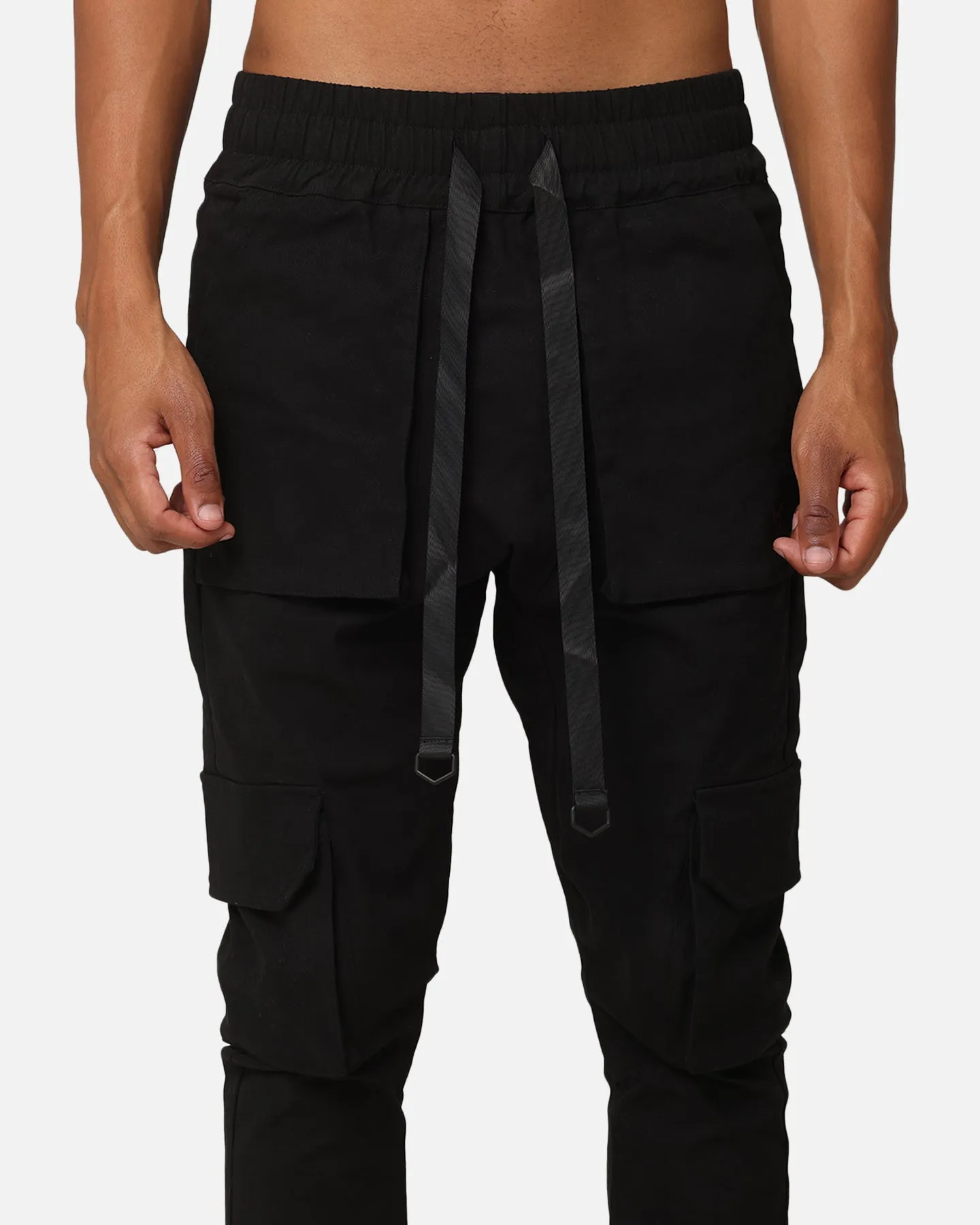 The Anti Order Elite Cargo Joggers Black