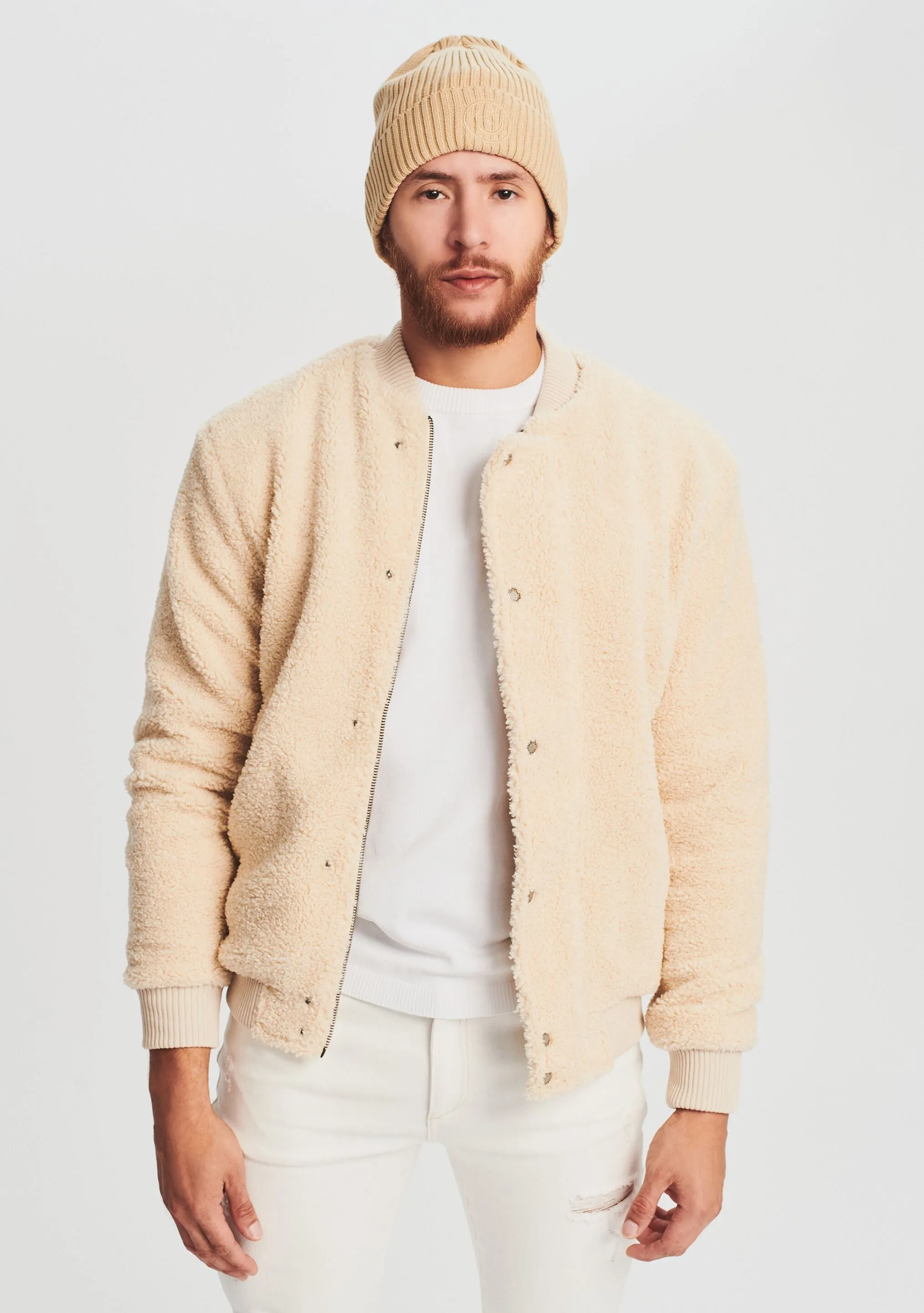 Tobias Teddy Bomber Jacket