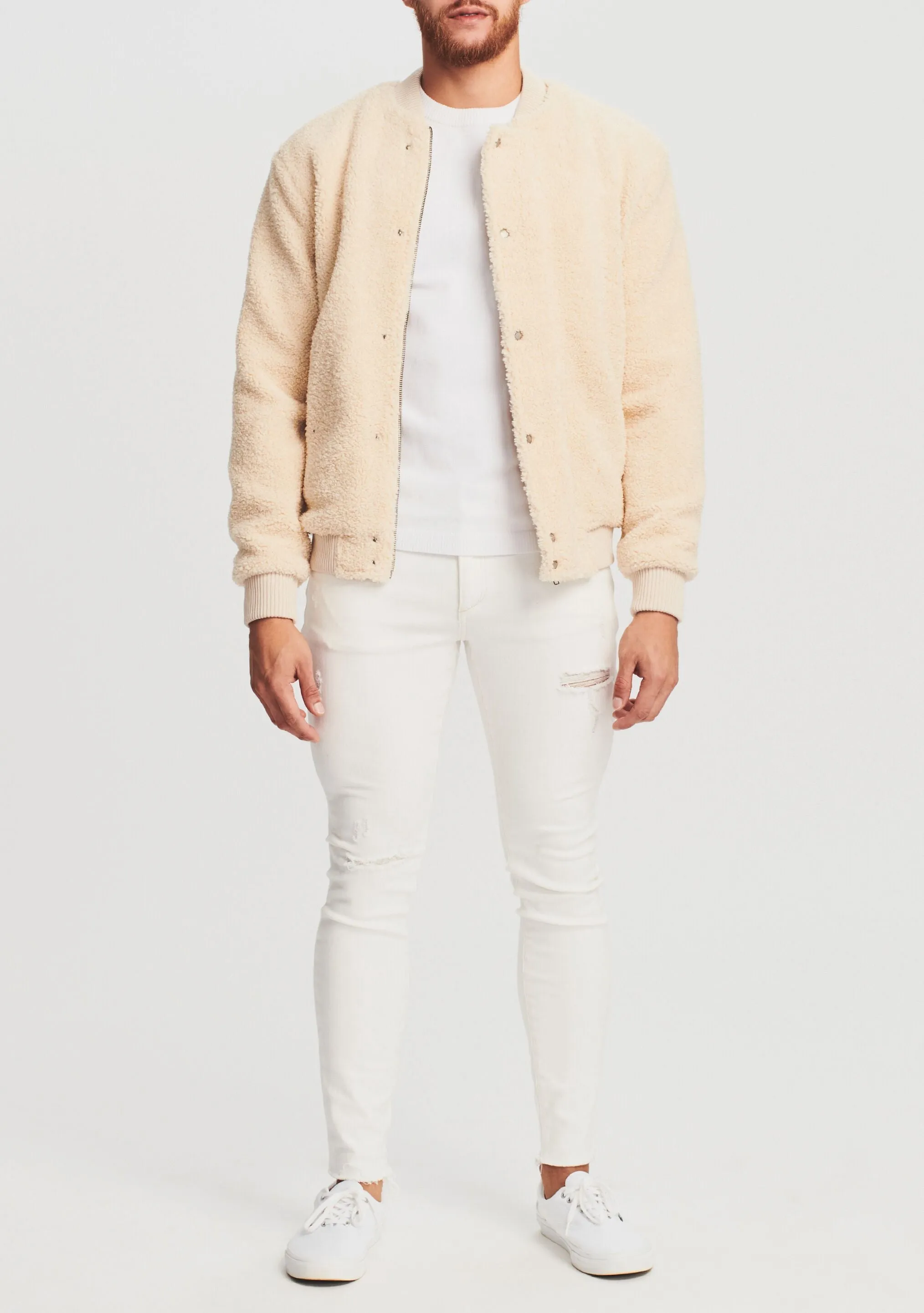 Tobias Teddy Bomber Jacket