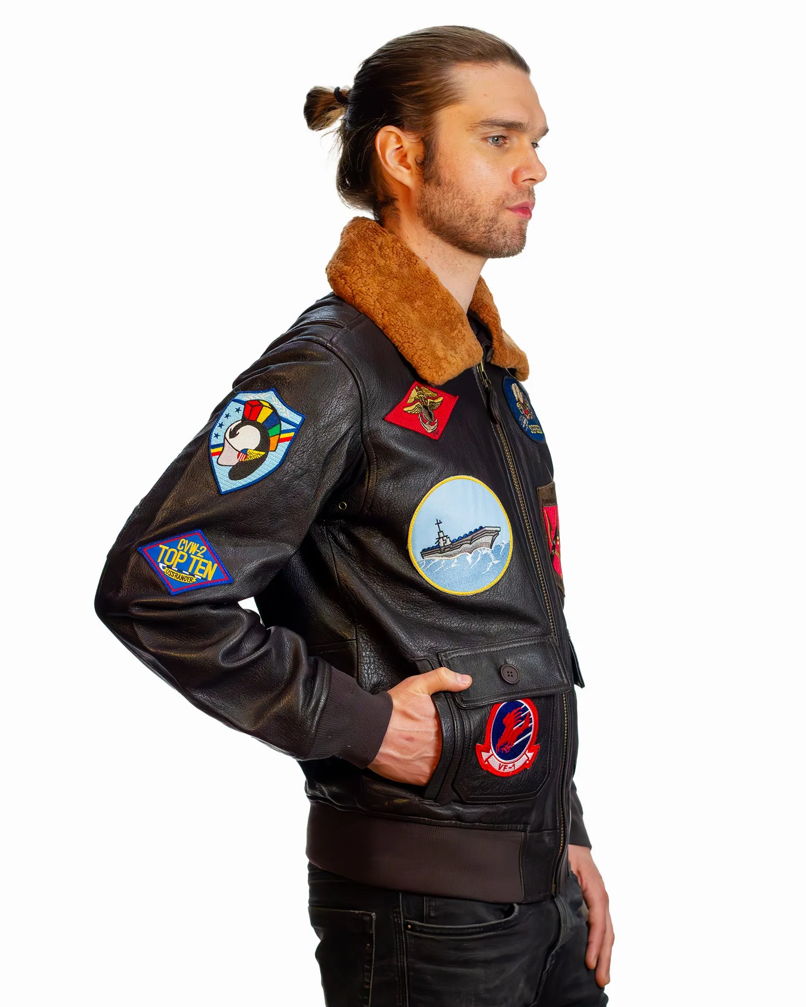 TOP GUN® OFFICIAL SIGNATURE SERIES LEATHER JACKET 2.0