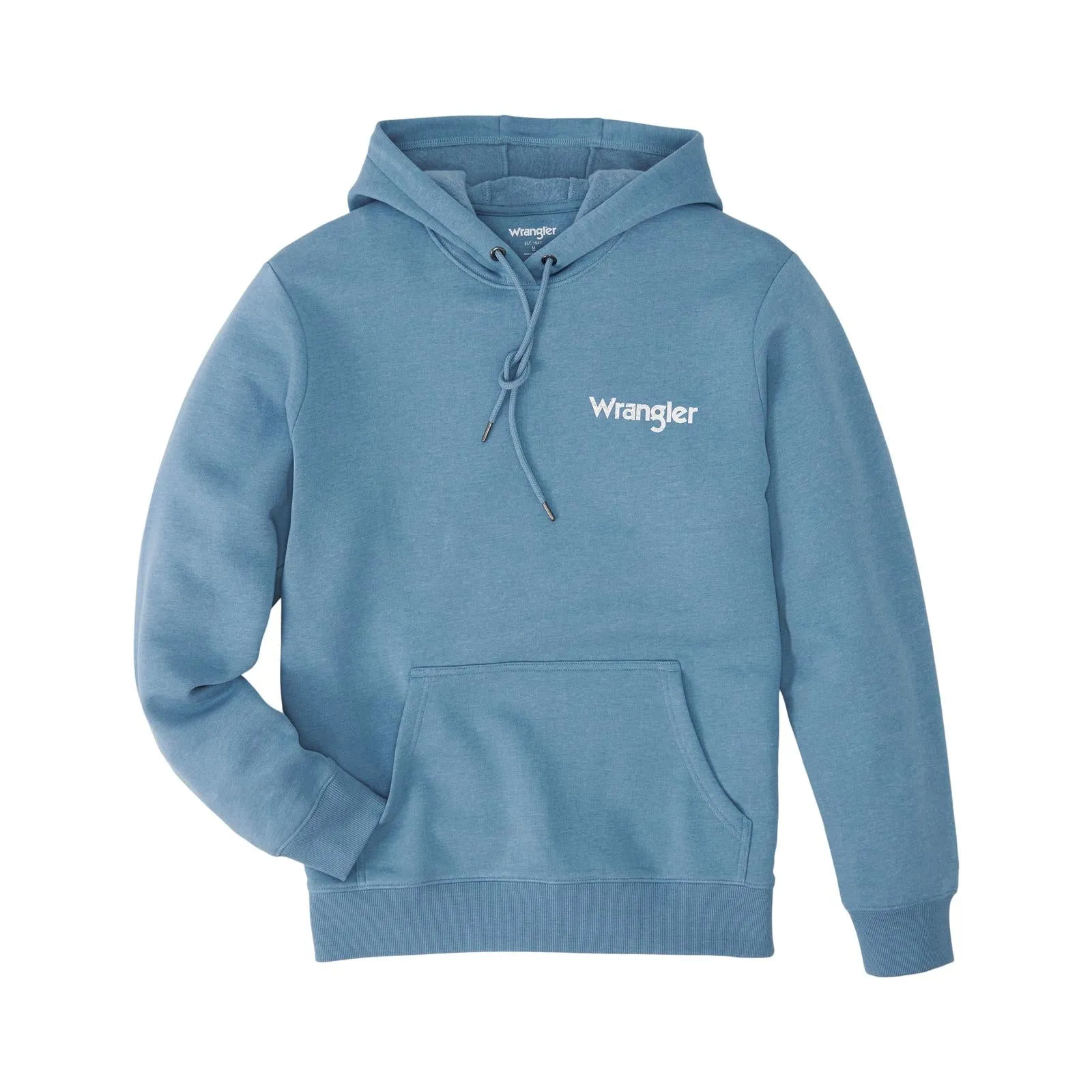 Top Men's SZN (112350105) - Wrangler® Pullover Hoodie - Regular Fit - Medium Blue