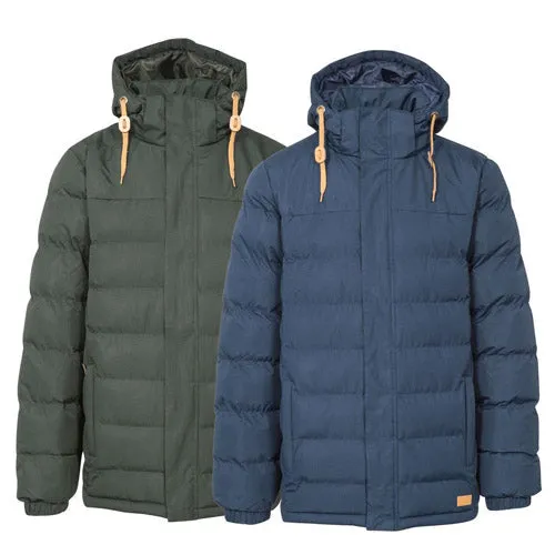 Trespass Men's Westmorland Insulated Jacket - Water Resistant, Windproof, Padded Jacket for Men | Stay Warm & Dry