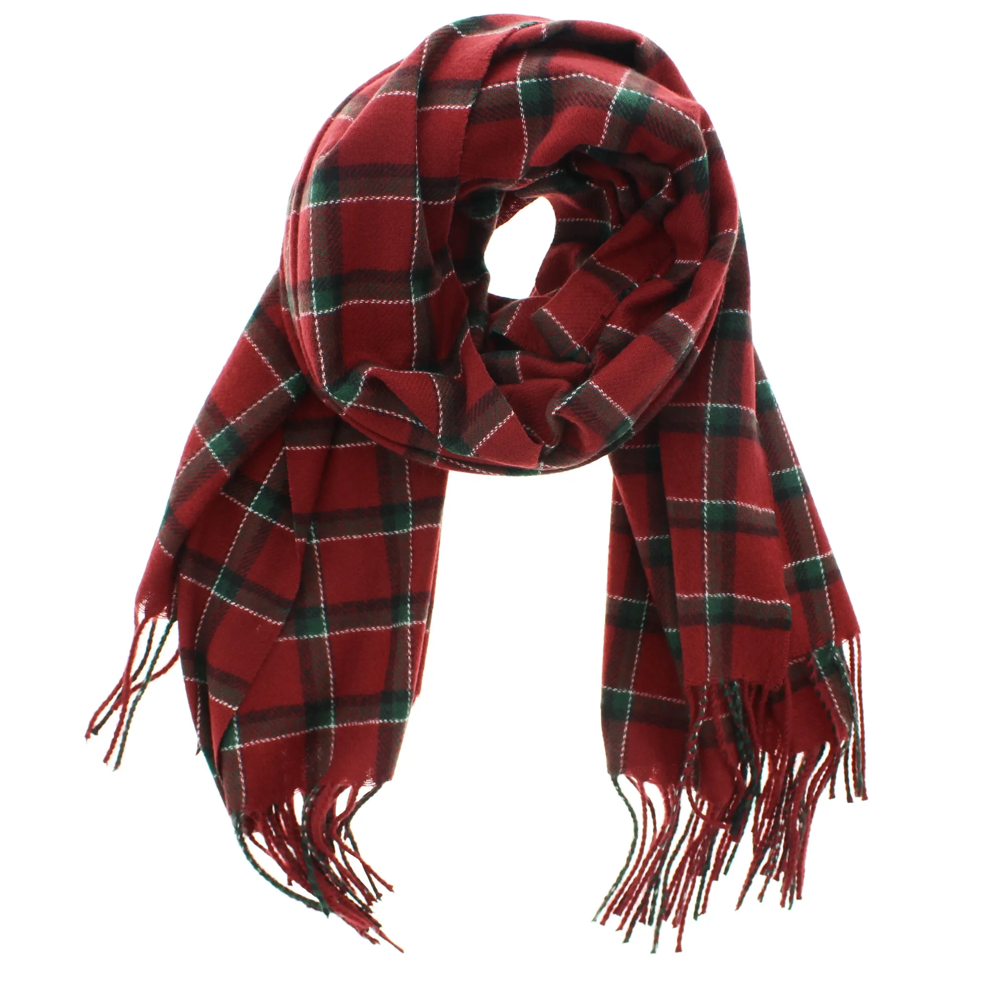 Triple Coloured Checkered Scarf