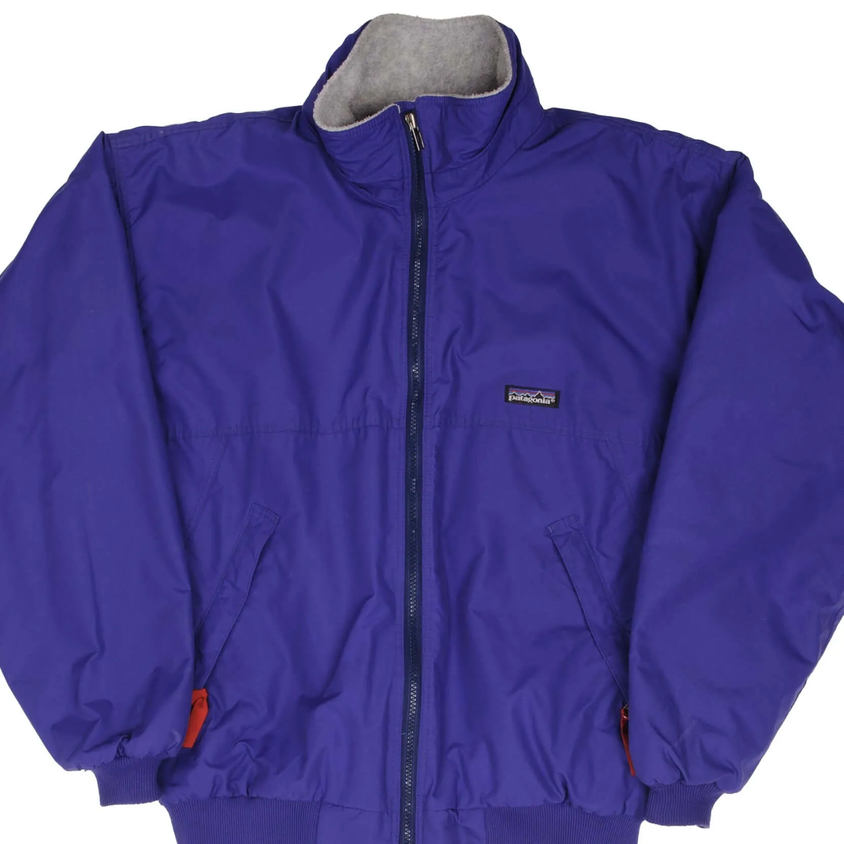 VINTAGE PATAGONIA WINDBREAKER PURPLE JACKET 1990S SIZE MEDIUM MADE IN USA