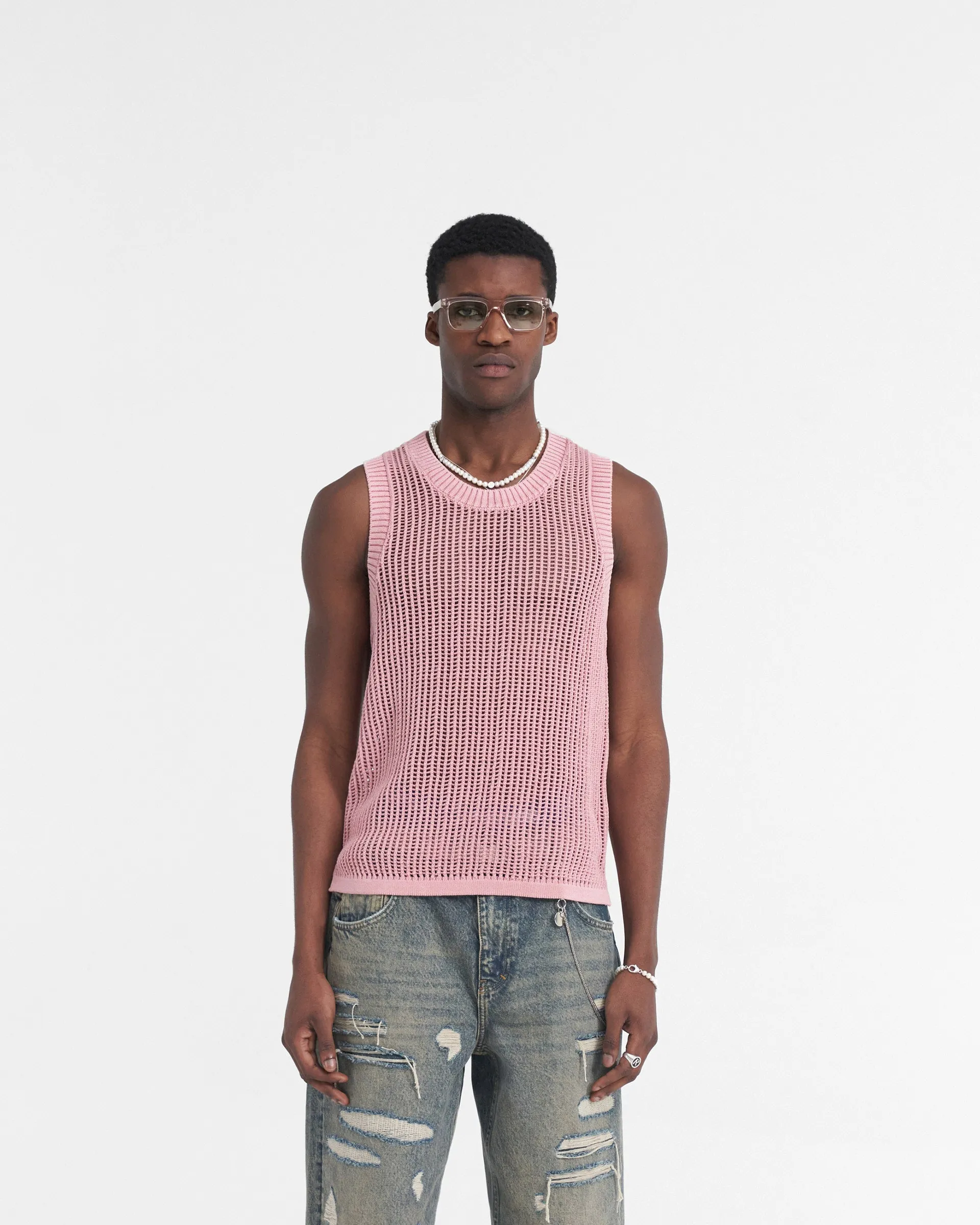 Washed Knit Vest - Sunrise