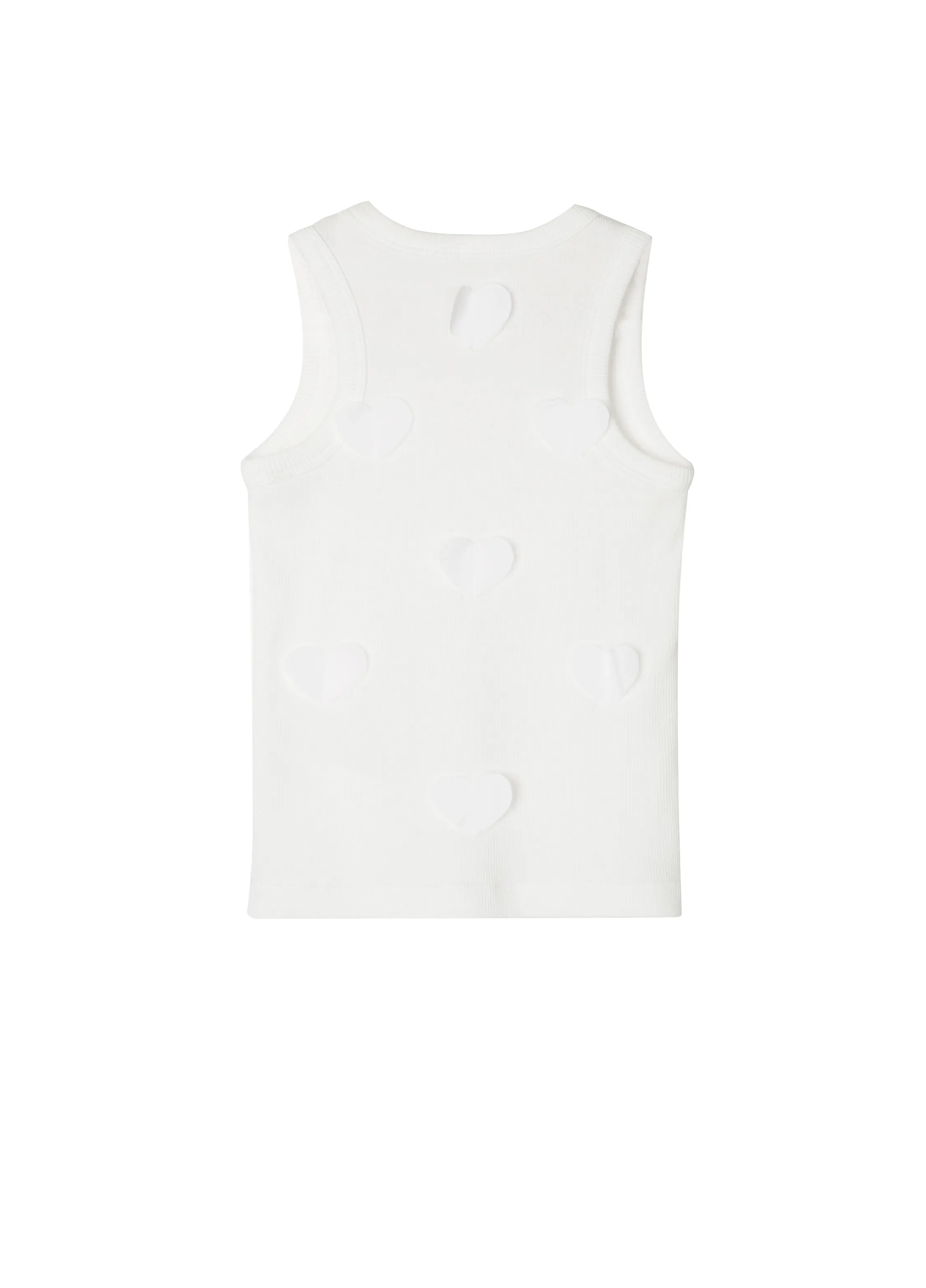 White Hearts Tank Top