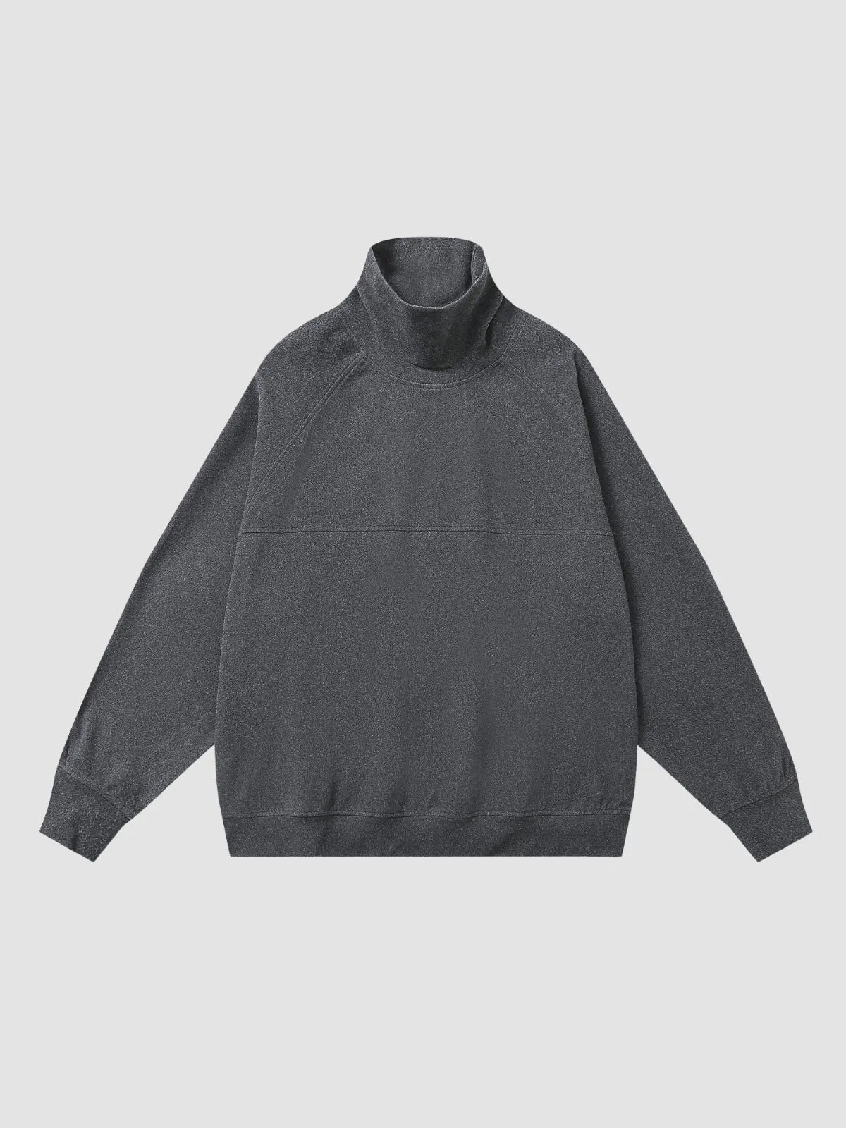 WLS High Collar Loose Sweatshirt