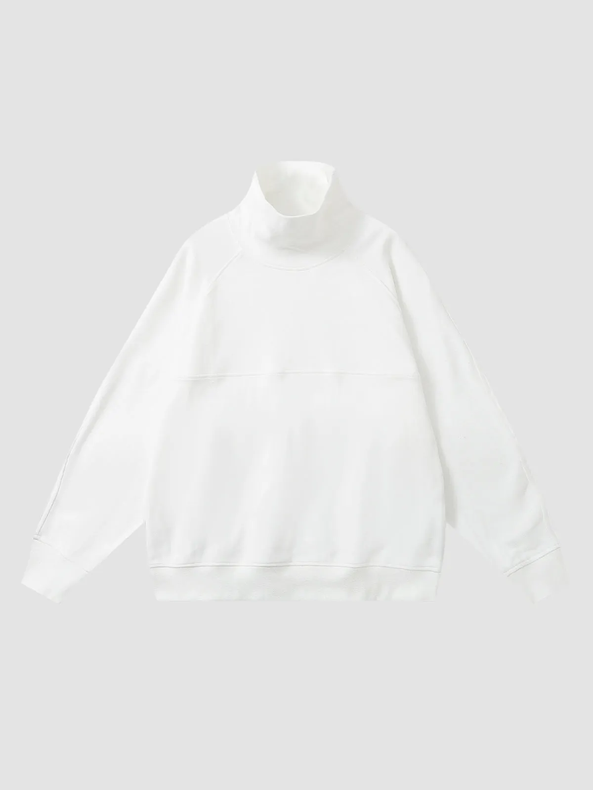 WLS High Collar Loose Sweatshirt