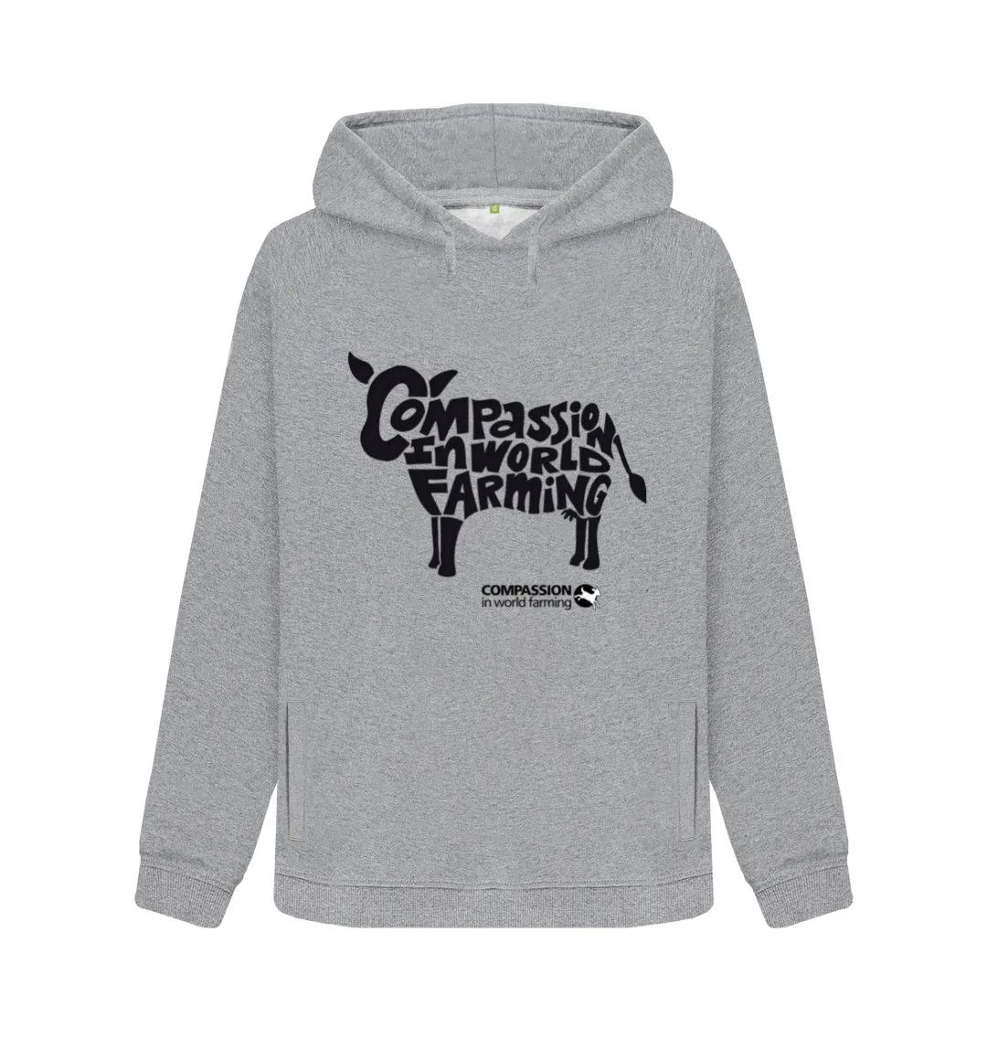 Women's Compassion Cow Hoodie