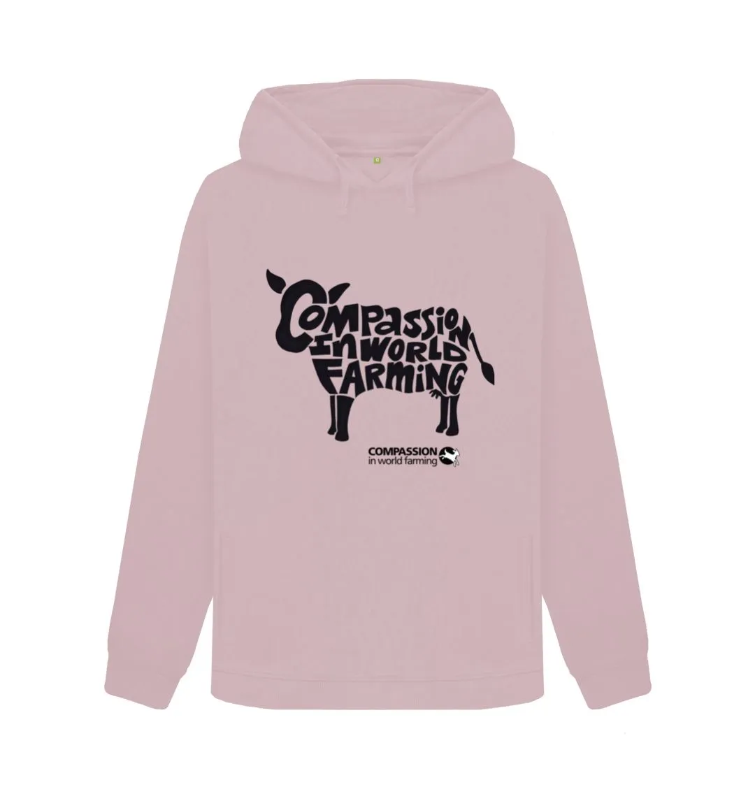 Women's Compassion Cow Hoodie