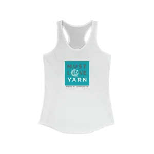 Women's Must Love Yarn Racerback Tank