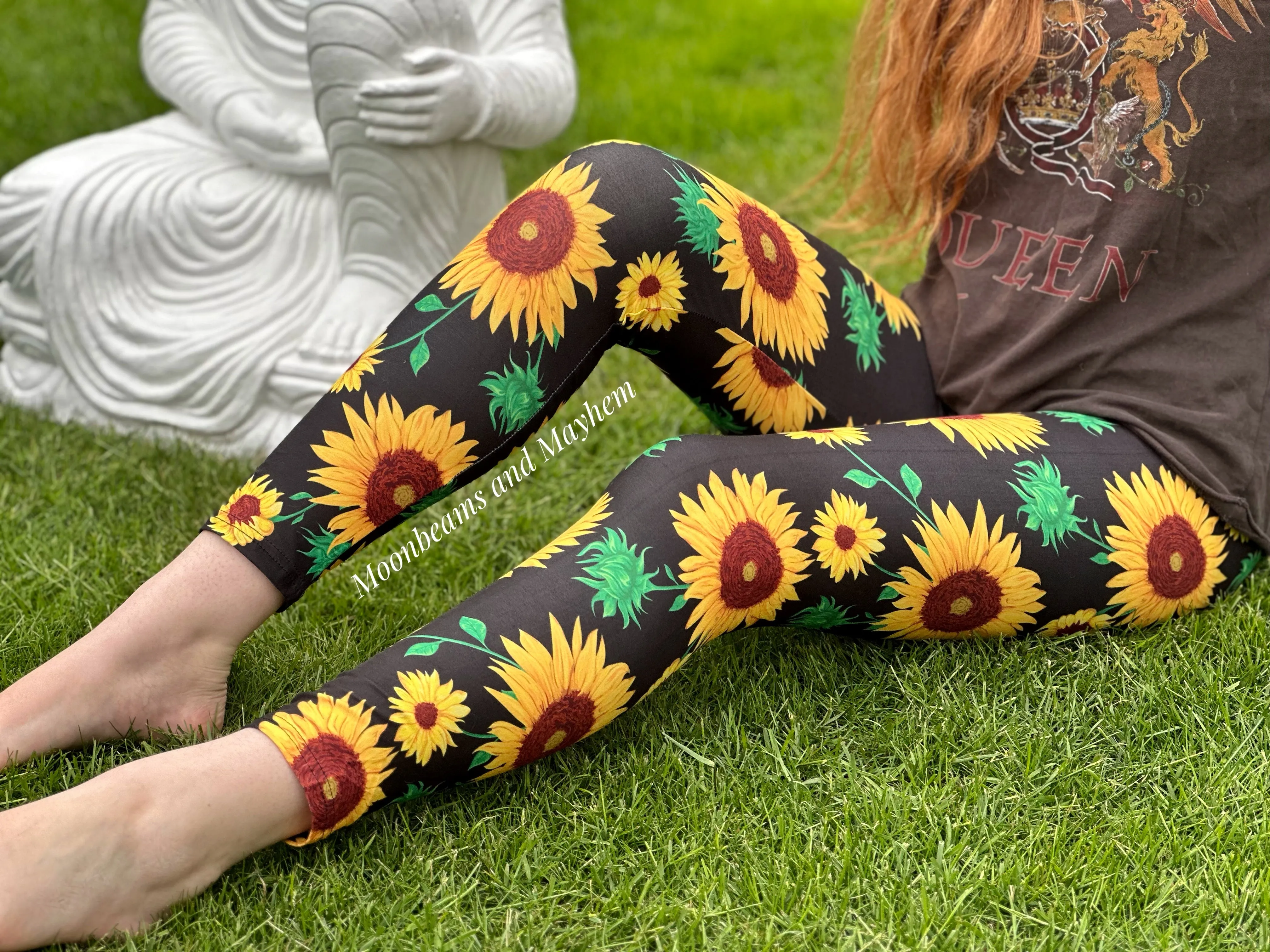 WONDERFUL SUNFLOWER LEGGINGS / REG & PLUS SIZE