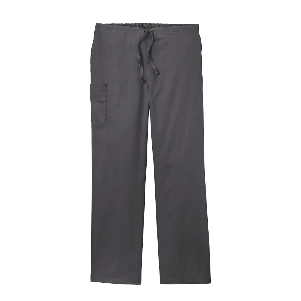 WonderWink® Men’s WorkFlex™ Mock Wrap Cargo Pants - Pewter