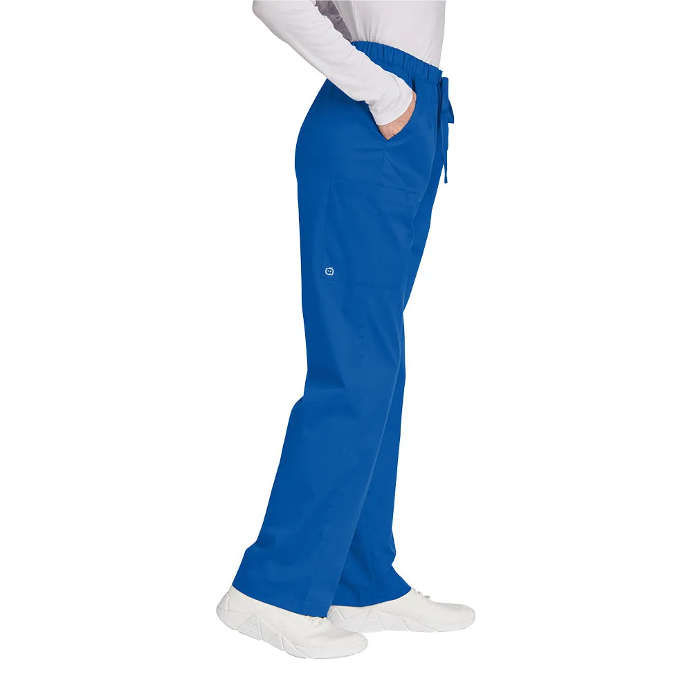 WonderWink® Women’s WorkFlex™ Mock Wrap Cargo Pants - Royal