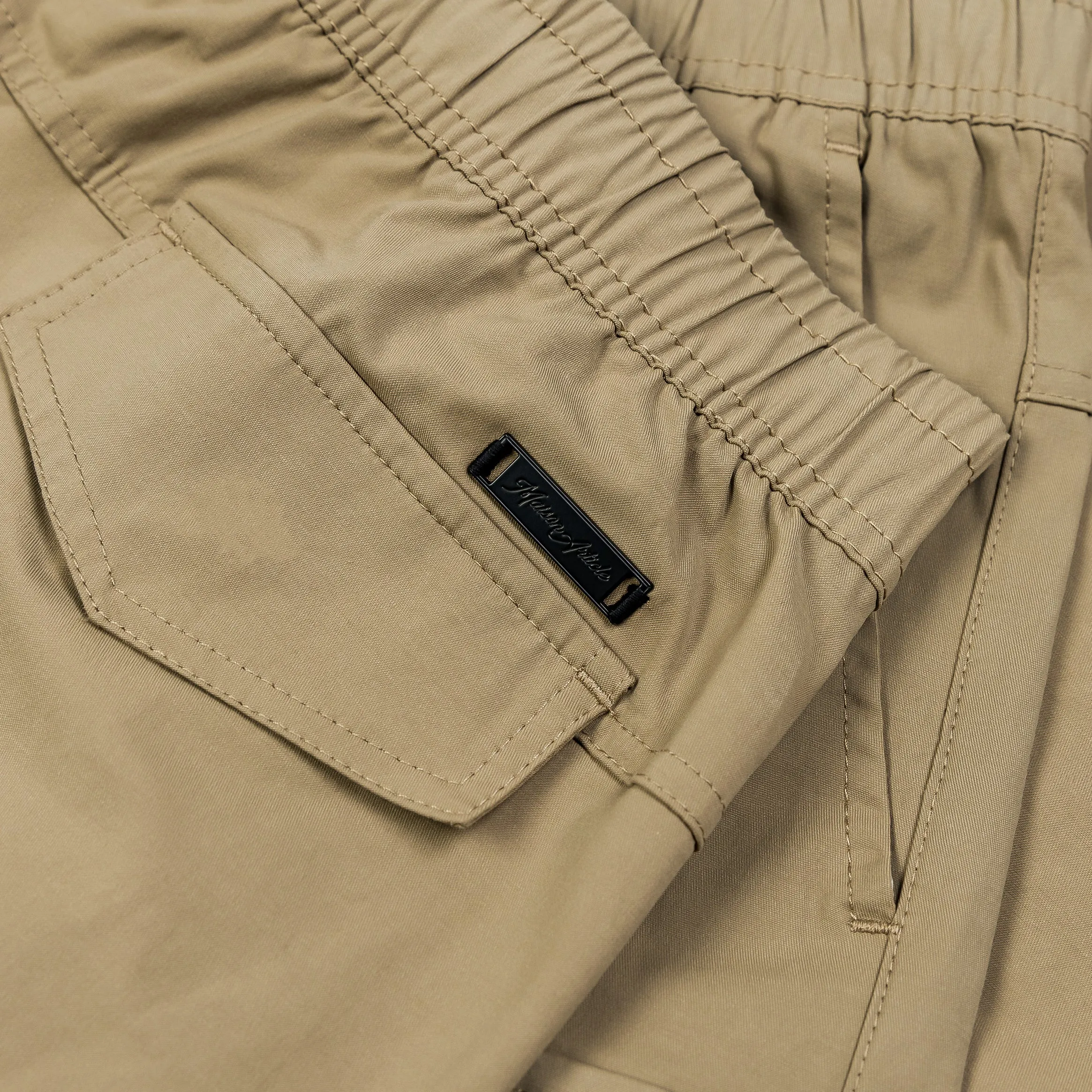 Woven Cargo Mens Pants (Camel)