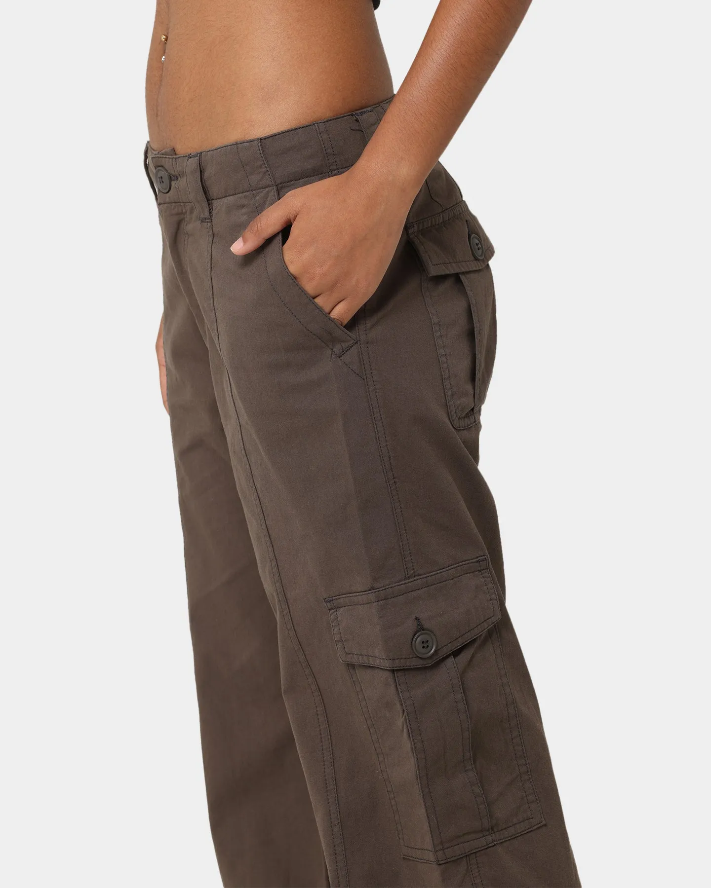 X-Girl Work Cargo Pants Smoke