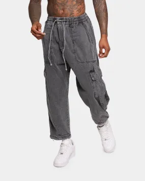 XXIII Judson Cargo Pants Washed Black