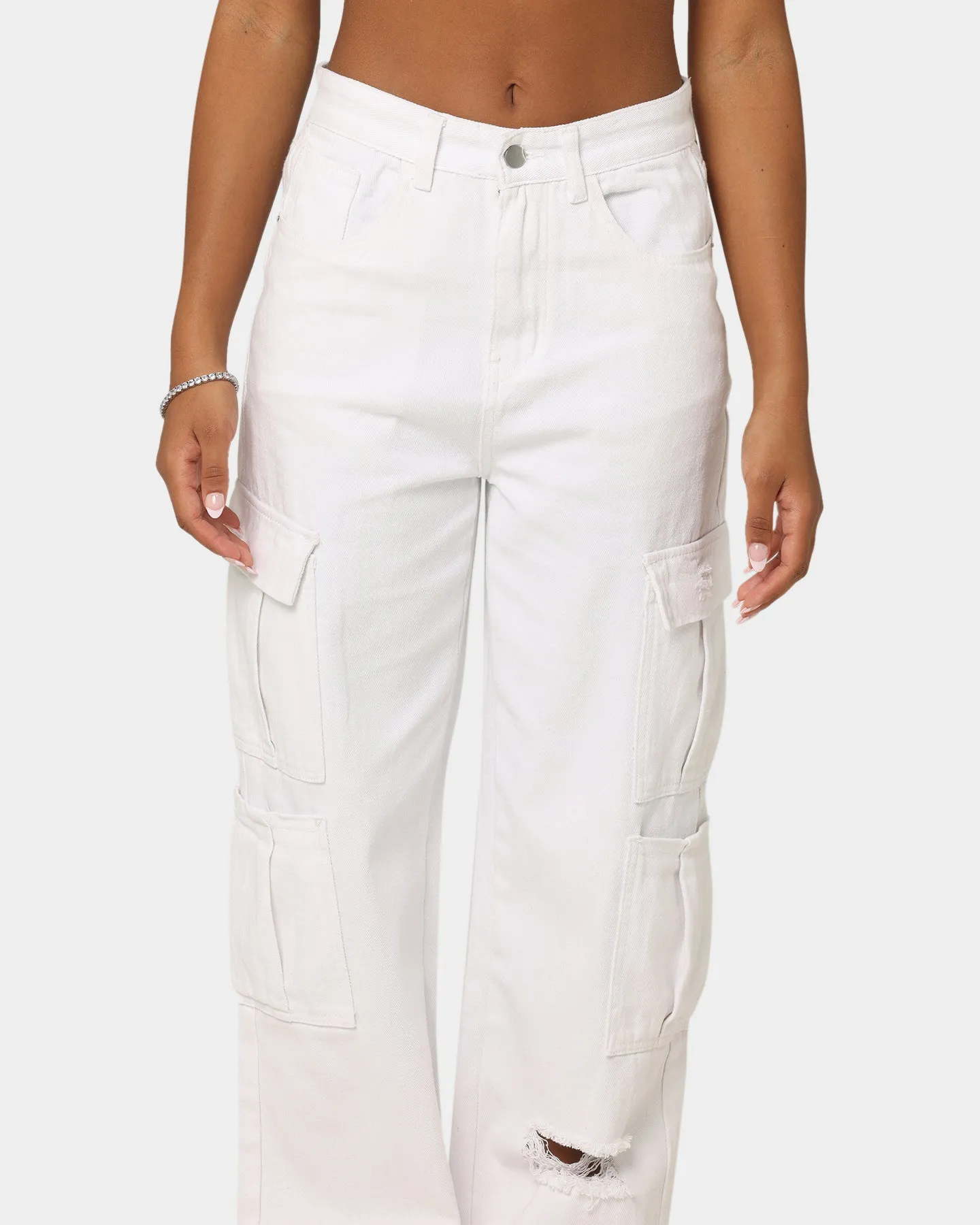 XXIII Women's Jensine Cargo Pants White